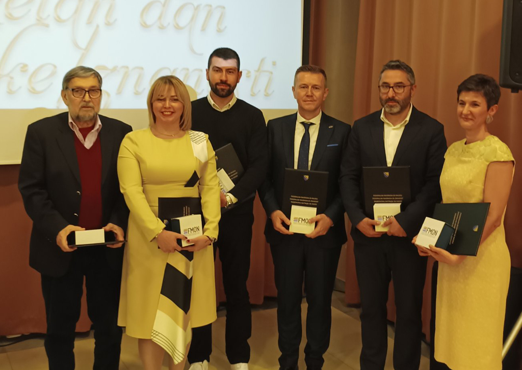 Univerzitet u Tuzli - U Mostaru dodijeljene federalne nagrade za nauku za 2022. godinu