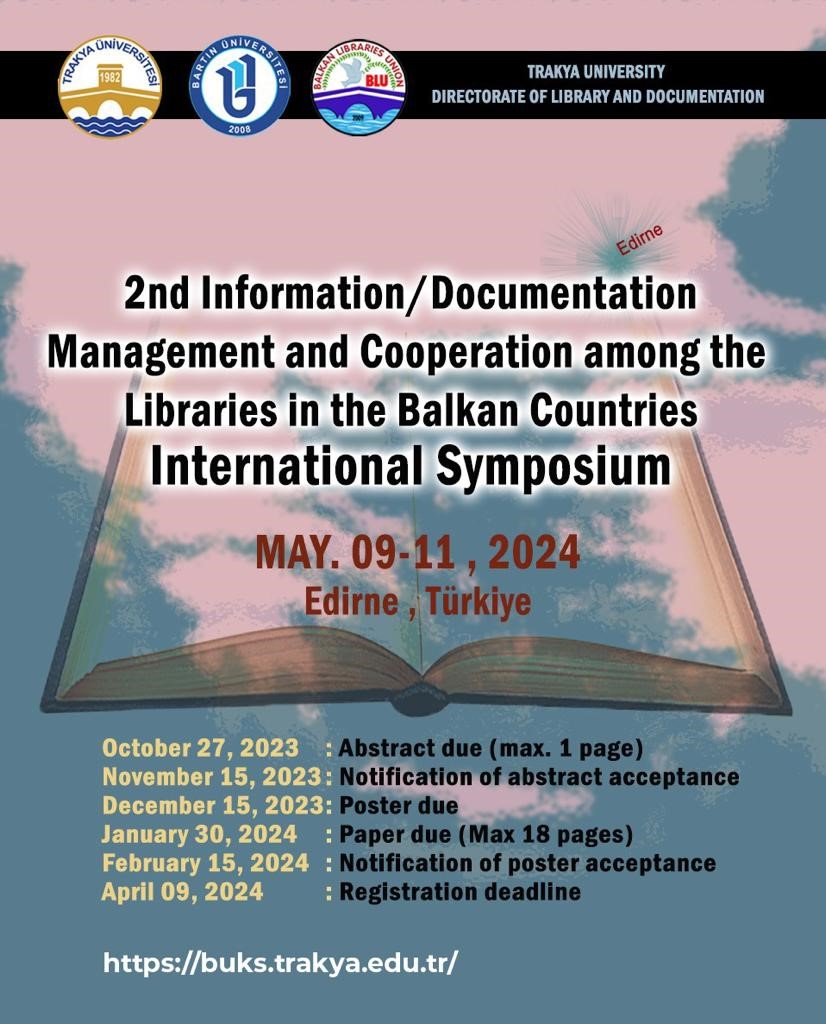 2nd International Symposium on Interlibrary Information and Document Management Cooperation of Balkan Countries