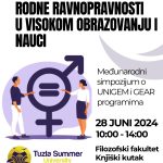 LJUT 2024 - Poziv na konferenciju "Perspektive i izazovi rodne ravnopravnosti u visokom obrazovanju i nauci"