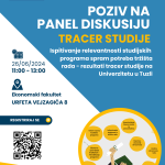 LJUT 2024 - Poziv na panel diskusiju "Tracer studije"