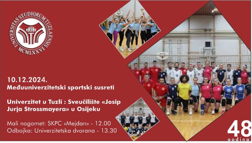 Univerzitet u Tuzli . Međuuniverzitetski sportski susreti