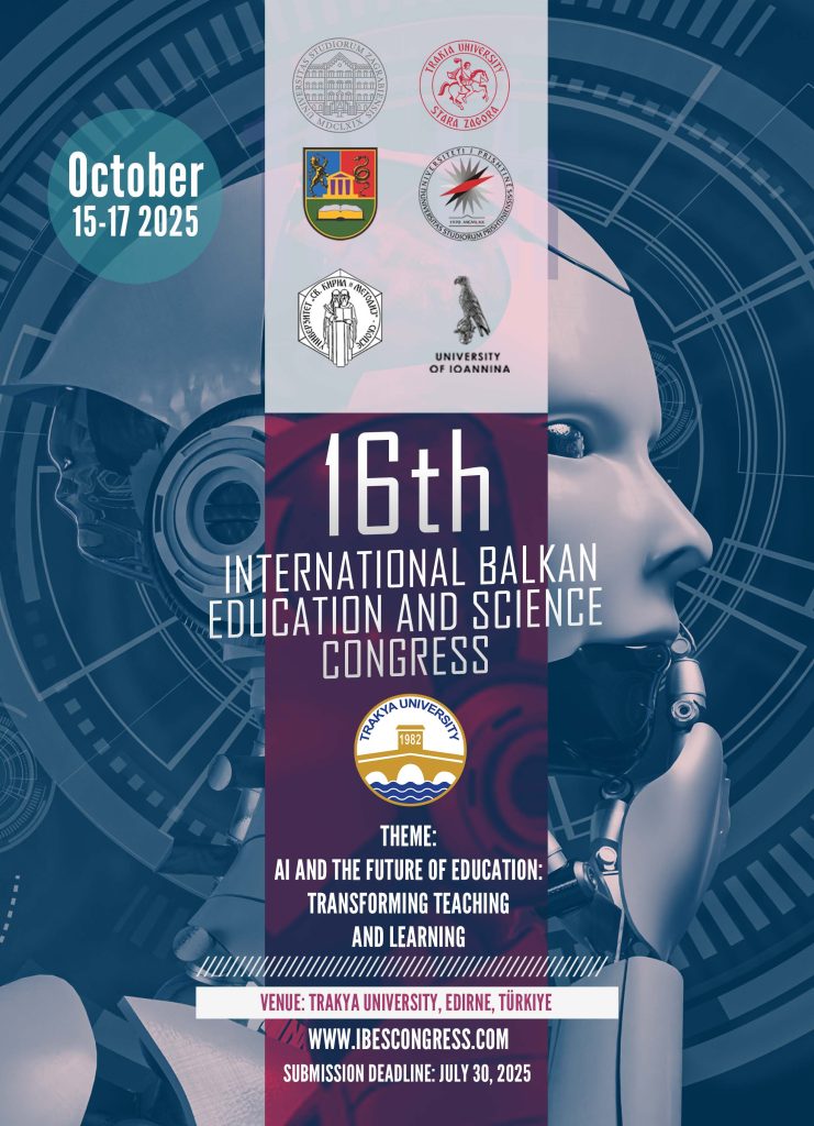 Invitation to the XVI. International Balkan Education and Science Congress