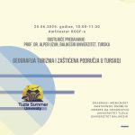 LJUT 2025 - Najava događaja: Gostujuće predavanje prof.dr. Alper Uzun pod nazivom “Geografija turizma i zaštićena područja u Turskoj”