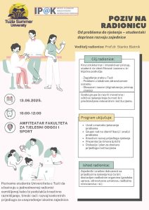 LJUT 2025 - Najava događaja: Radionica "Od problema do rješenja - studentski doprinos razvoju zajednice"