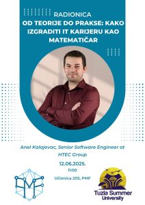 LJUT 2025 - Najava događaja: Radionica “Od teorije do prakse: Kako izgraditi IT karijeru kao matematičar”