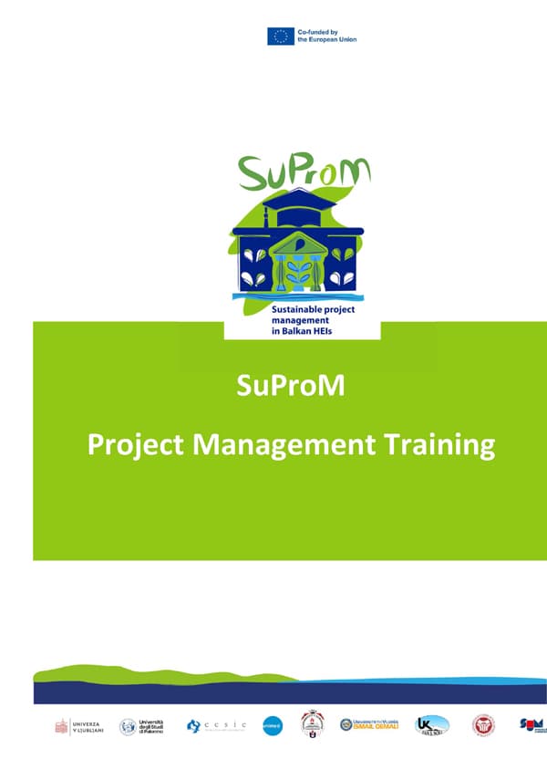 University of Tuzla - SuProM: Invitation to Project Management Training