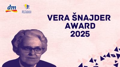 Otvoren poziv BH Futures Foundations za prijavu za nagradu Vera Šnajder za 2025. godinu