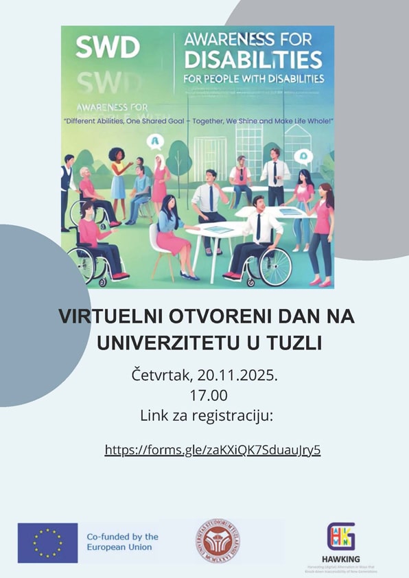 Virtuelni otvoreni dan na Univerzitetu u Tuzli