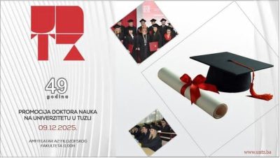 Univerzitet u Tuzli - Svečana promocija doktora nauka- decembar 2025.