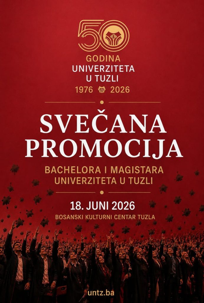 Svečana promocija bachelora i magistara Univerziteta u Tuzli, juni 2026. godine